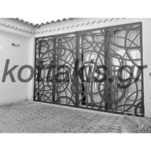 Πόρτες Περίφραξης Με Κοπή Laser Α9028