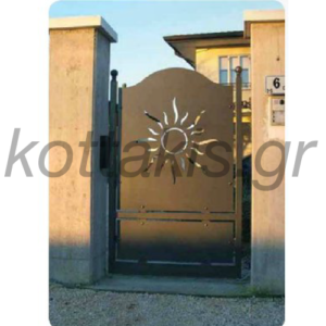 Πόρτες Περίφραξης Με Κοπή Laser Α9023