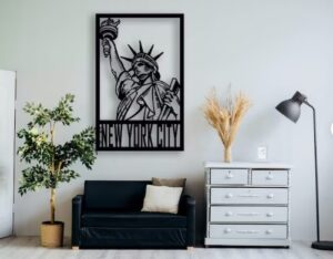 Επιτοίχια Διακοσμητικά - Τοίχου  - Statue of Liberty and NYC
