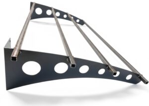 Μεταλλικό στέγαστρο εισόδου 3.00x1.00