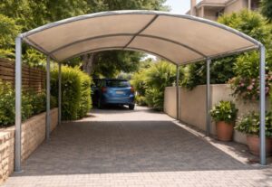 Κουρμπαριστό Στέγαστρο Αυτοκινήτου 3,0 × 5,0 μ.