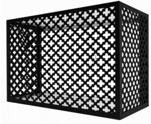 AeroLine | Αρχιτεκτονικό Μεταλλικό Κάλυμμα Κλιματιστικού (Laser Cut) NoA13