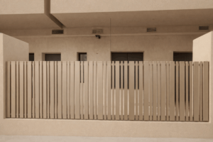 Κάγκελο LINEA 1035 – Σύγχρονο κάθετο design υψηλής αντοχής