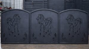 Κάγκελο Laser με Σχέδιο Αλόγου