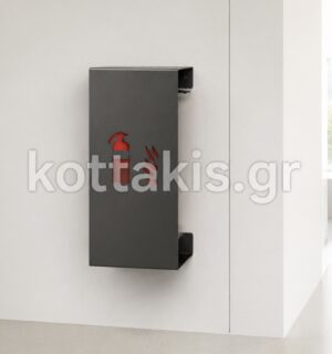 Θήκη Πυροσβεστήρα Design “Fire Small” – Μεταλλική Κατασκευή για 6Lt